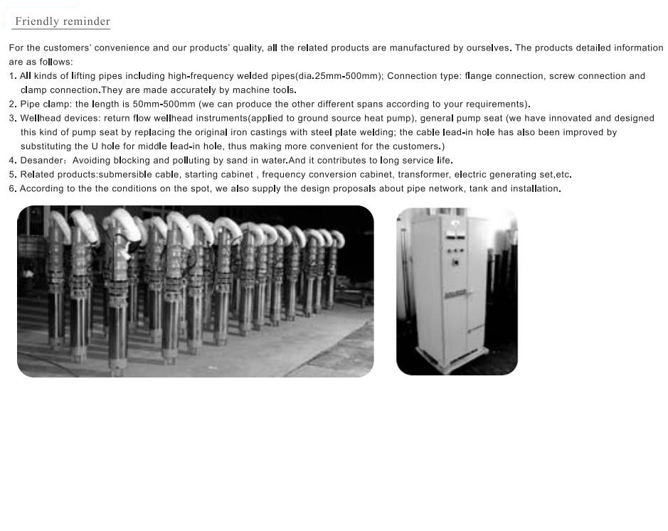 Electric Water Pump, Centrifugal Pump, Submersible Pump - Liancheng